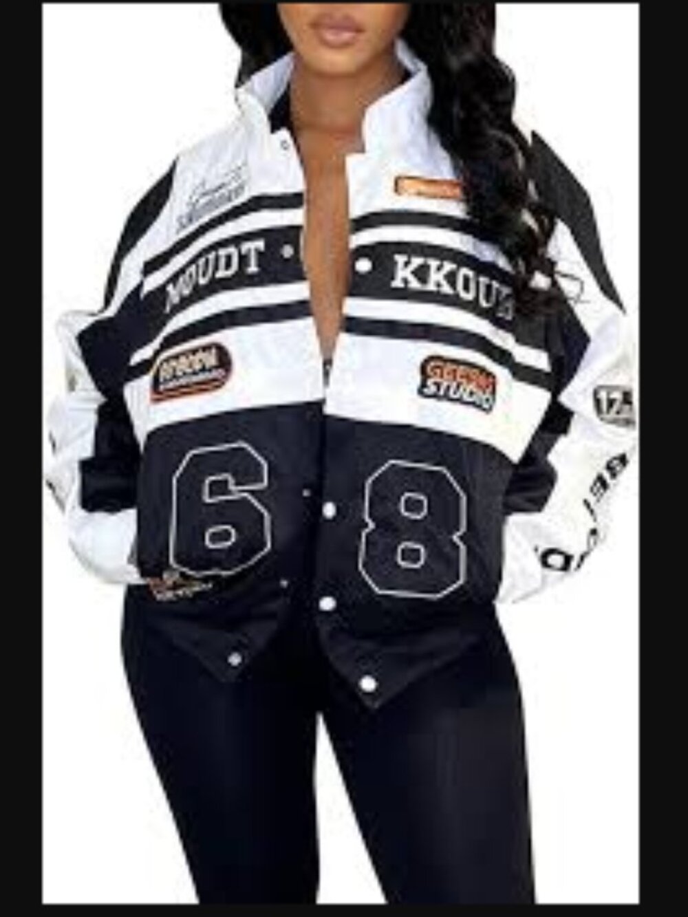 FASHION NOVA CONVERTIBLE MOTO BOMBER JACKET